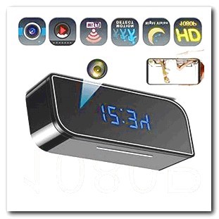 Hidden Spy Camera Wall Clock
